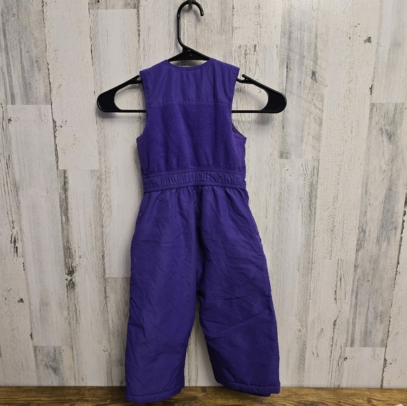 Snozu Toddler Girls Purple Snow Bib/ Overalls Size 3T - Picture 4 of 6